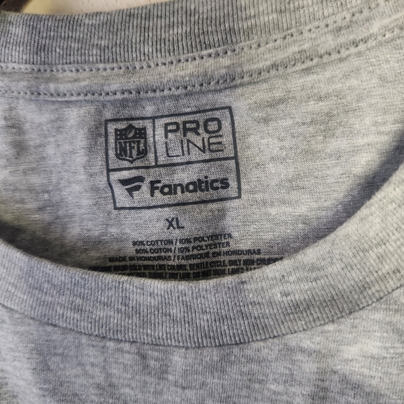 Fanatics NFL Gray Atlanta Falcons Tee - Picture 2 of 4